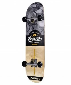 Move Black8Hole Legend Skateboard Kinder Schwarz - Grau