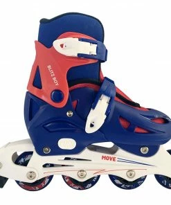 Move Blitz Skates Boy Blau - Rot - Weiß