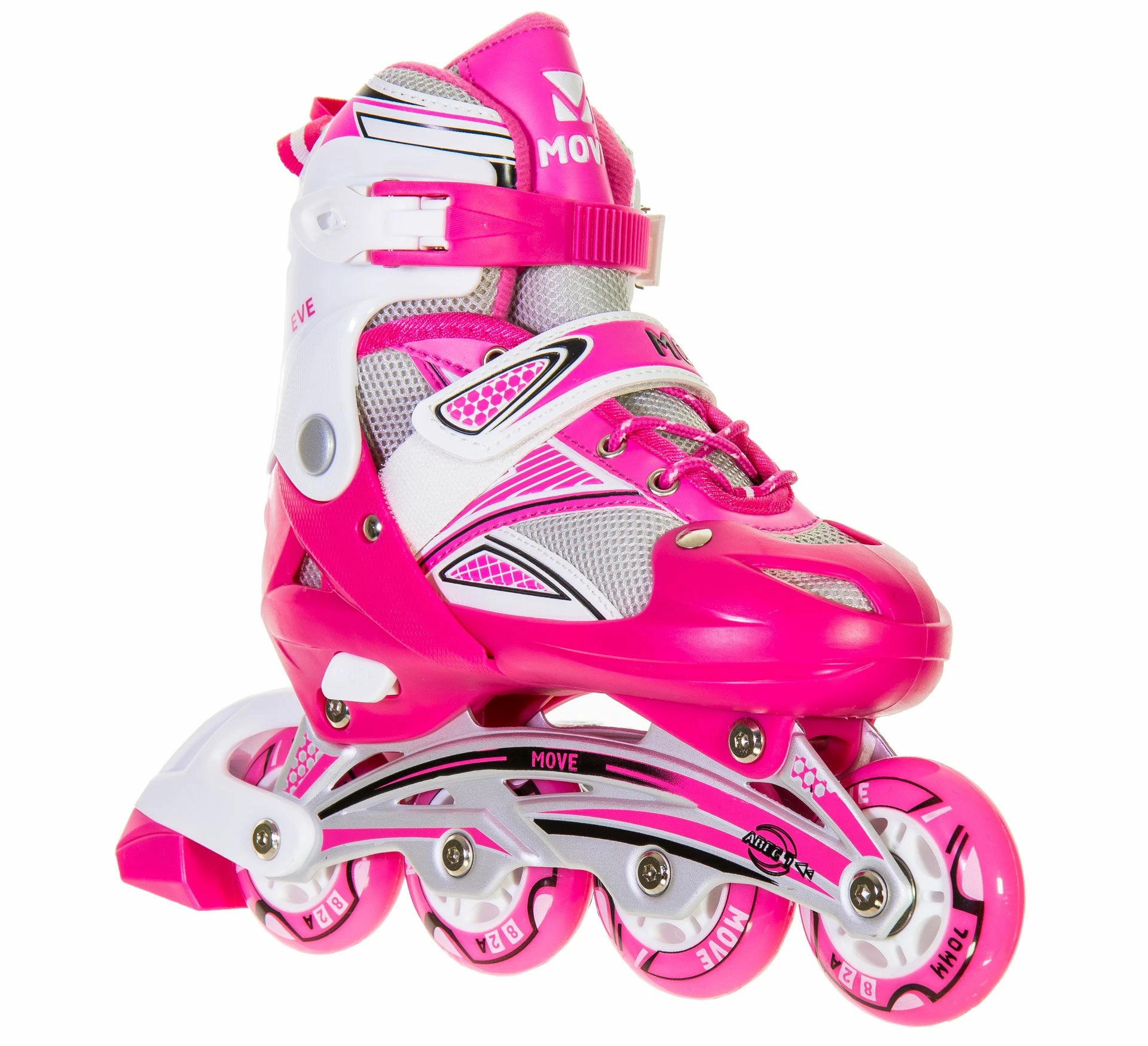 Move Eve Skates Junior Weiß - Rosa 4 Move Eve Skates Junior Weiß - Rosa – Bild 2