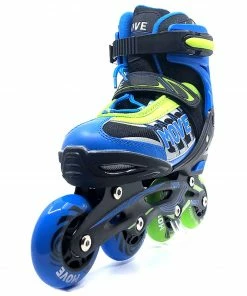 Move Fast Boy Skates Kinder (verstellbar) Blau - Schwarz - Grün -Adidas-Shop Move Fast Boy Skates Junior verstelbaar 4 2