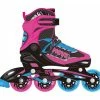 Move Fast Girl Skates Kinder (verstellbar) Rosa - Schwarz - Blau