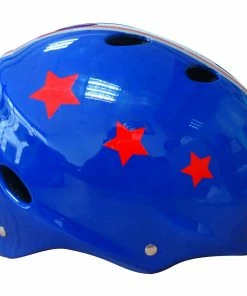 Move New Stars Helme Kinder Blau - Rot - Weiß