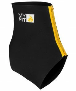 MyFit Skating Footies Low Cut (2mm) Schwarz - Gelb