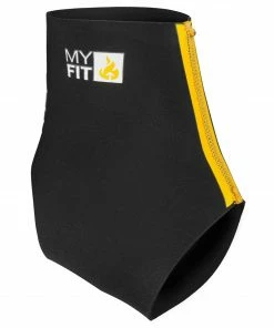 MyFit Skating Footies Low Cut (3mm) Schwarz - Gelb