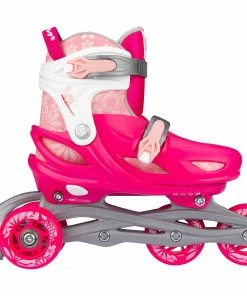 Nijdam 3-in-1 Floral Switch Skate Kinder Rosa - Hell Rosa - Weiß - Grau -Adidas-Shop Nijdam 3 in 1 Floral Switch Skate Junior 3 2