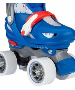 Nijdam Geo Metricker Rollerskates Kinder Blau - Weiß - Rot - Grau -Adidas-Shop Nijdam Geo Metricker Rolschaats Junior 3 2