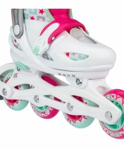 Nijdam Sk8 Star Skate Kinder Rosa - Mint Grün - Grau - Weiß -Adidas-Shop Nijdam Sk8 Star Skate Junior 3 2