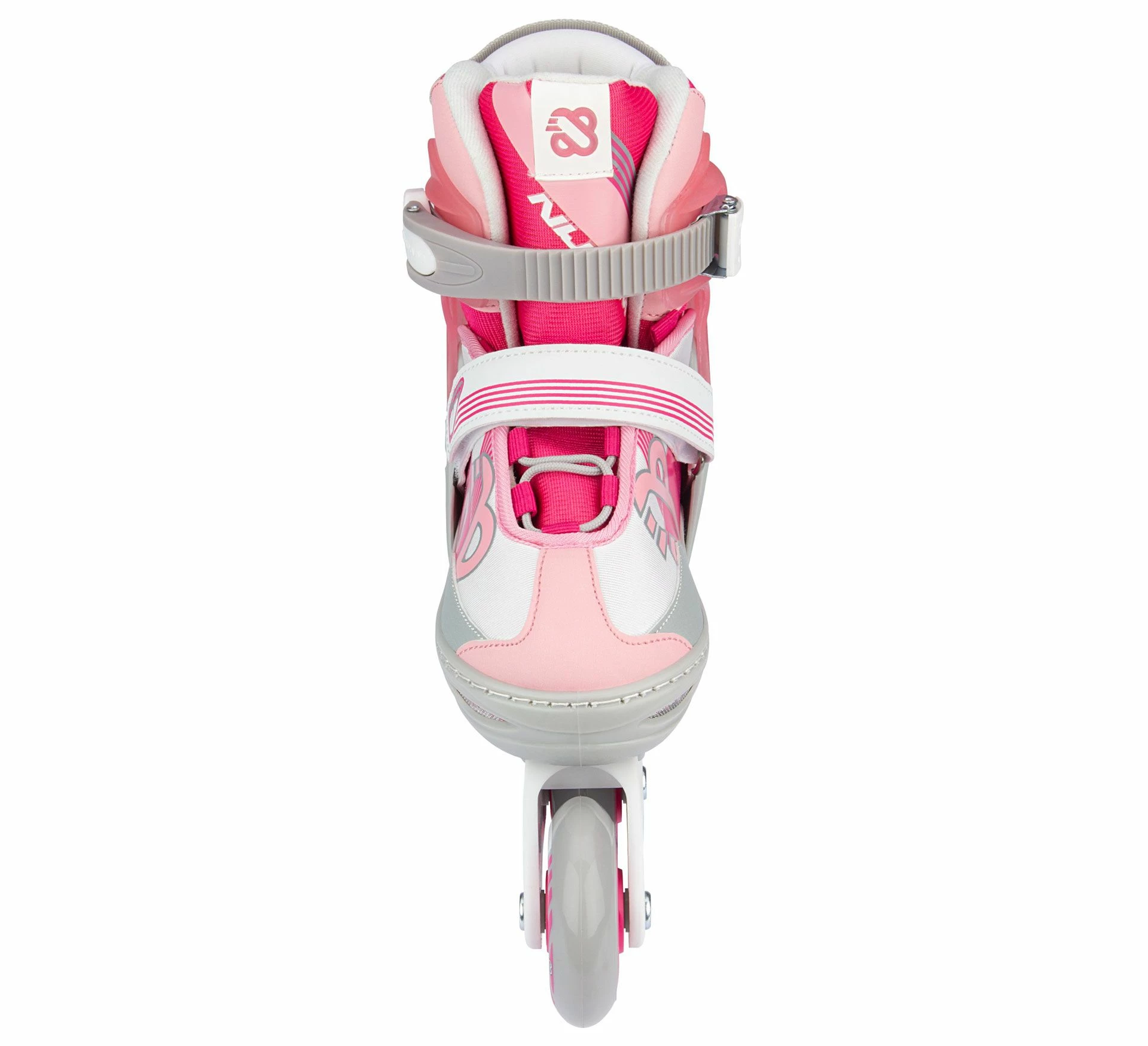 Nijdam Skate/Schaats Combo Bold Berry Jr Rosa - Weiß - Grau 6 Nijdam Skate/Schaats Combo Bold Berry Jr Rosa - Weiß - Grau – Bild 4