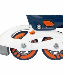 Nijdam Traffic Racer Skate Kinder Marine - Weiß - Orange -Adidas-Shop Nijdam Traffic Racer Skate Junior 4 2