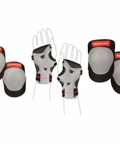 Nijdam Vulcano Schoner-Set Für Kinder Schwarz - Grau - Rot