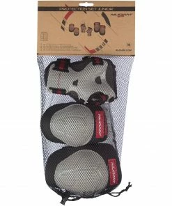 Nijdam Vulcano Schoner-Set Für Kinder Schwarz - Grau - Rot -Adidas-Shop Nijdam Vulcano Beschermset Jr 6 1