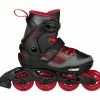 Playlife Dark Breeze Inline Skates Für Kinder (verstellbar) Schwarz - Rot - Grau -Adidas-Shop Playlife Dark Breeze Inline Skates Junior verstelbaar 7