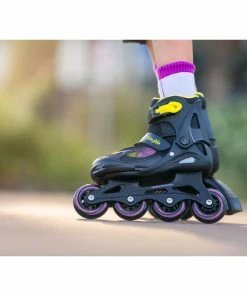 Playlife Joker Skates (verstellbar) Schwarz - Gelb - Violett -Adidas-Shop Playlife Joker Skates verstelbaar 5 2