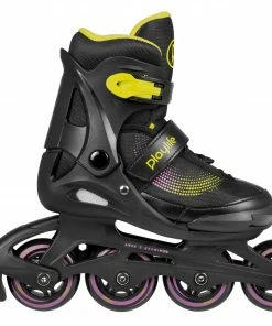 Playlife Joker Skates (verstellbar) Schwarz - Gelb - Violett