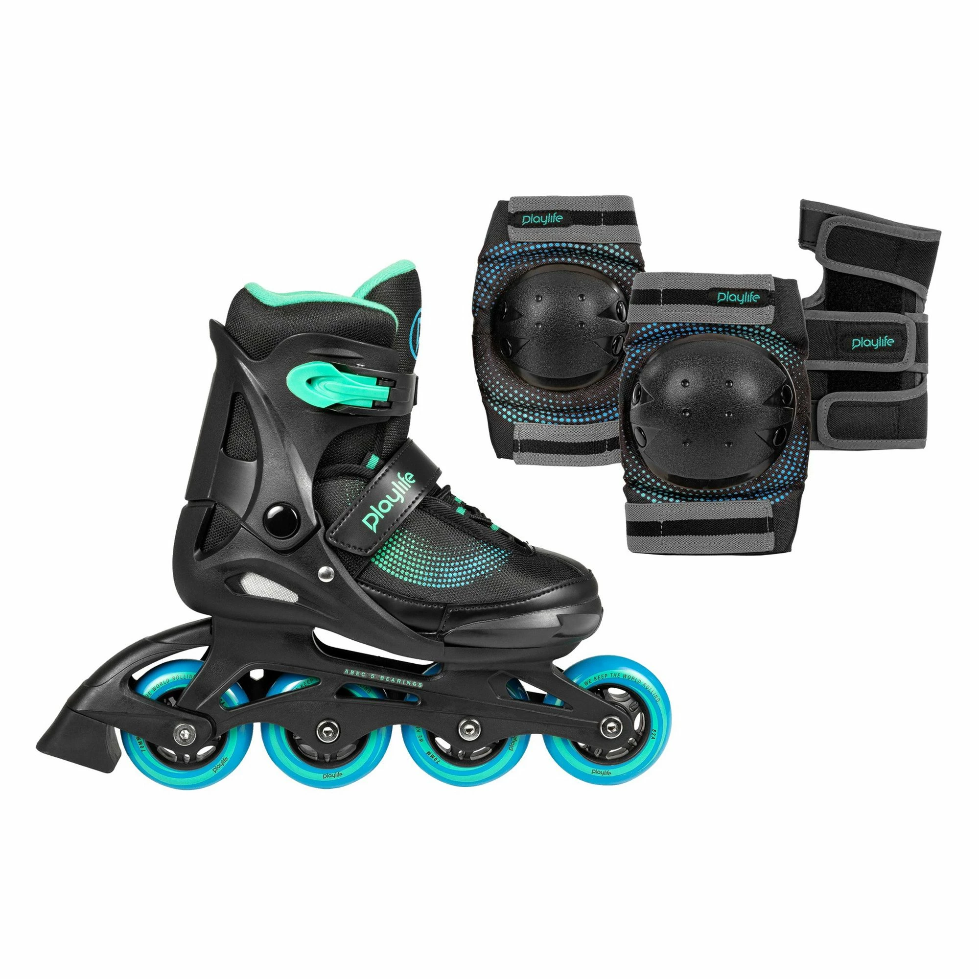 Playlife Joker Yellow Glow Skate Combo Kinder (verstellbar) Schwarz - Blau 3 Playlife Joker Yellow Glow Skate Combo Kinder (verstellbar) Schwarz - Blau