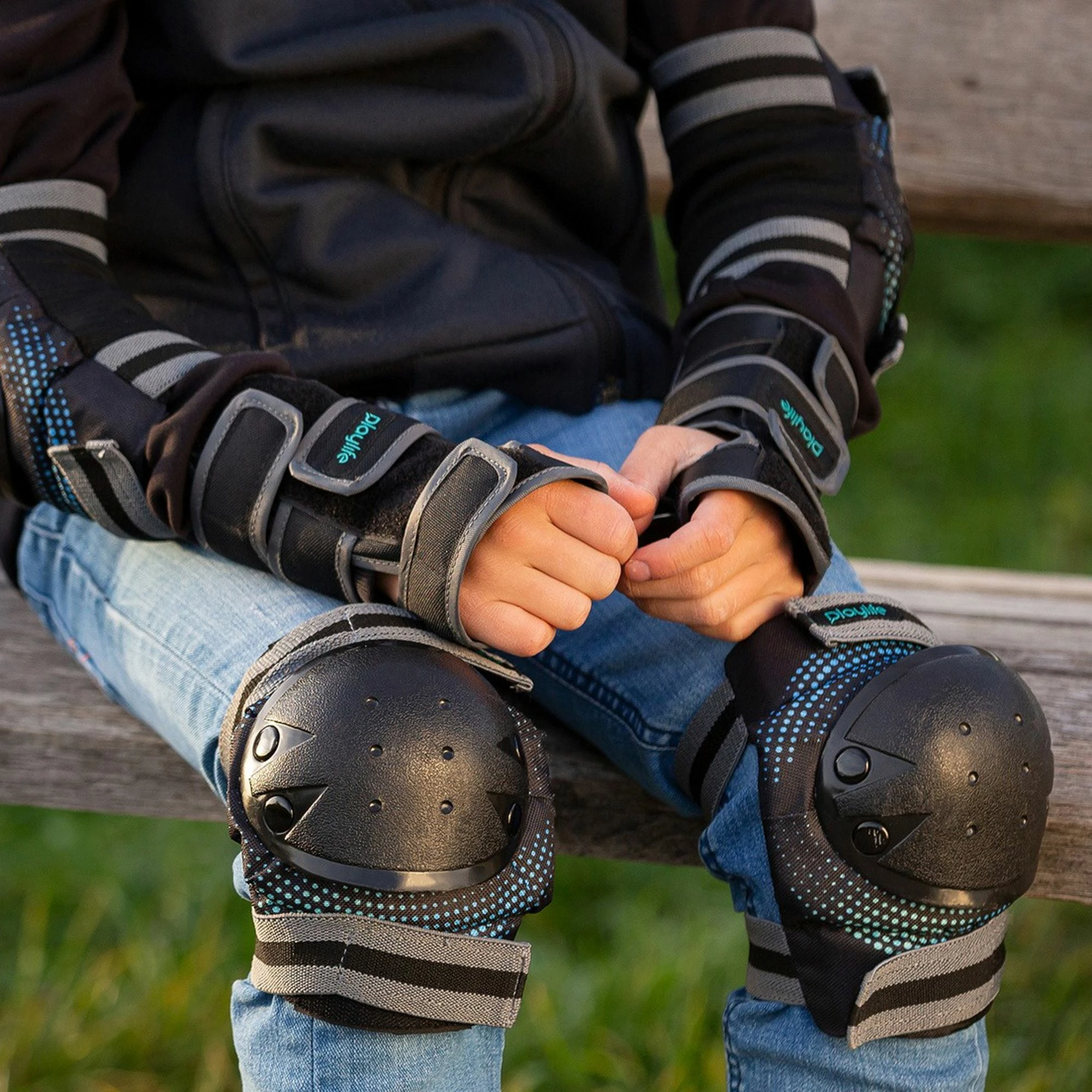 Playlife Joker Yellow Glow Skate Combo Kinder (verstellbar) Schwarz - Blau 9 Playlife Joker Yellow Glow Skate Combo Kinder (verstellbar) Schwarz - Blau – Bild 7