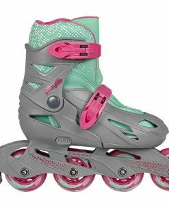 Playlife Riddler Skates (verstellbar) Grau - Grün - Rosa