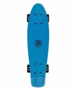 Playlife Vinyl 22" Cruiser Skateboard Blau - Schwarz
