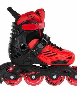 Powerslide Khaan Ltd Skates Kinder (verstellbar) Schwarz - Rot