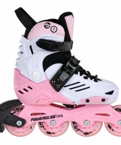 Powerslide Khaan Ltd Skates Kinder (verstellbar) Rosa - Weiß