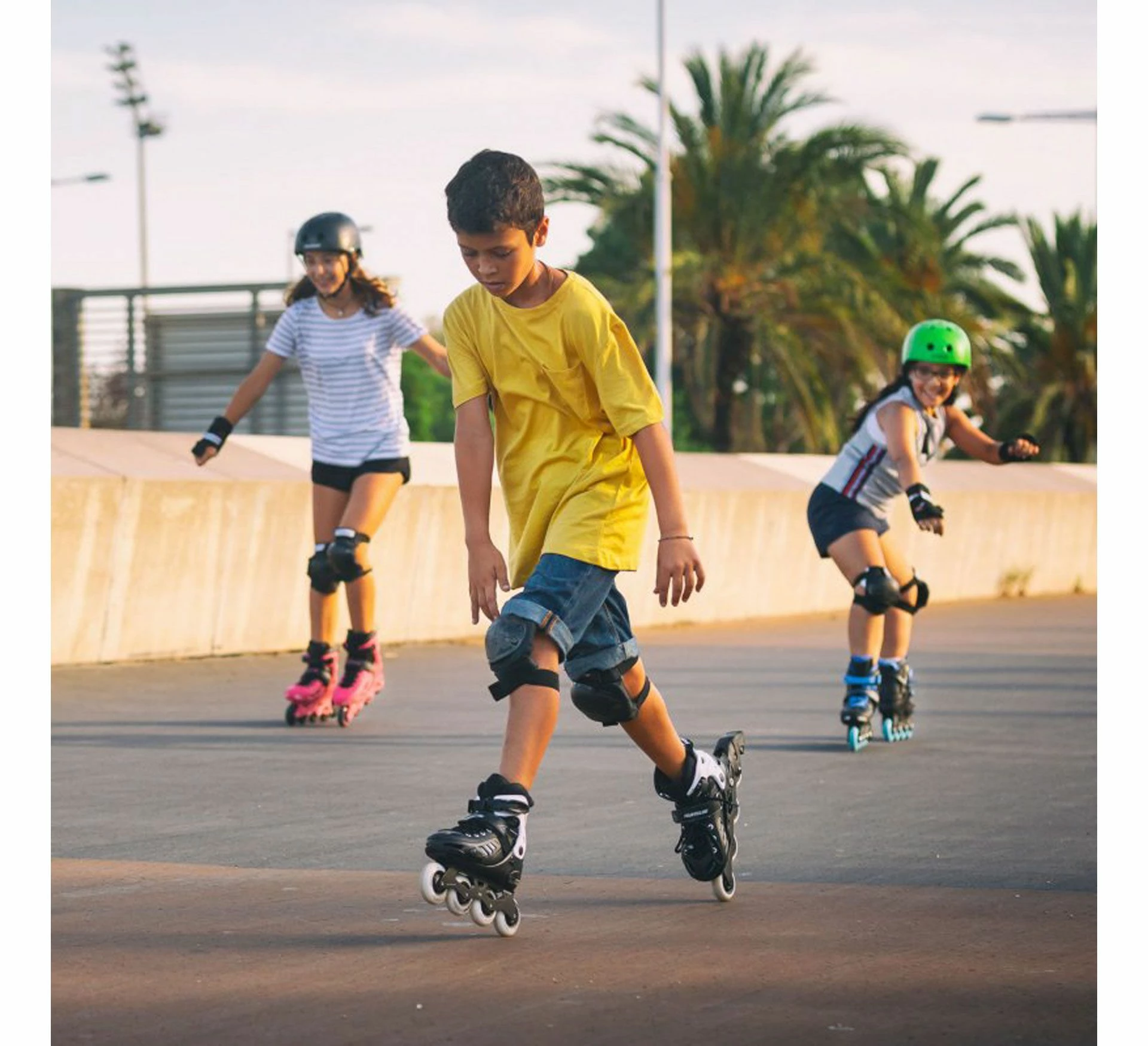 Powerslide Khaan SQD Skates Kinder (verstellbar) Schwarz - Weiß 5 Powerslide Khaan SQD Skates Kinder (verstellbar) Schwarz - Weiß – Bild 3