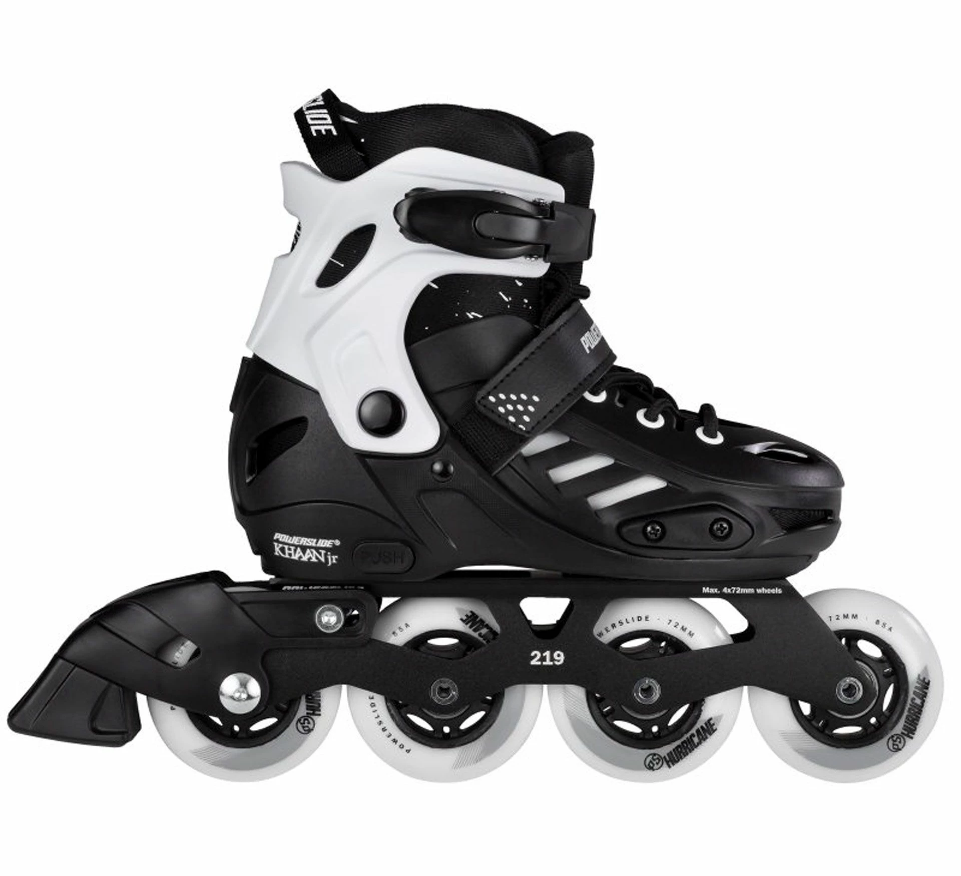 Powerslide Khaan SQD Skates Kinder (verstellbar) Schwarz - Weiß 3 Powerslide Khaan SQD Skates Kinder (verstellbar) Schwarz - Weiß