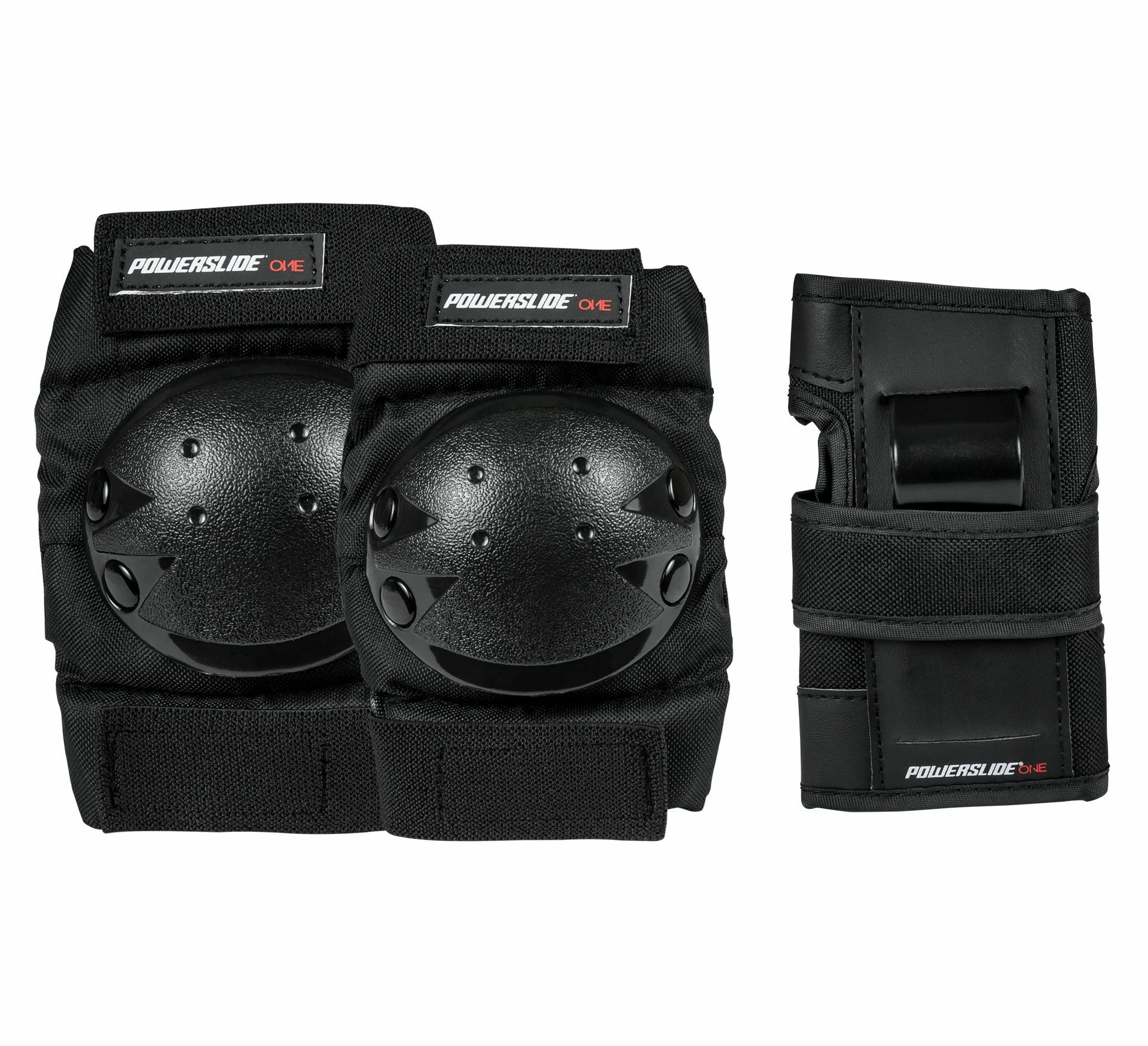 Powerslide One Basic Protection Set Kids Schwarz 3 Powerslide One Basic Protection Set Kids Schwarz