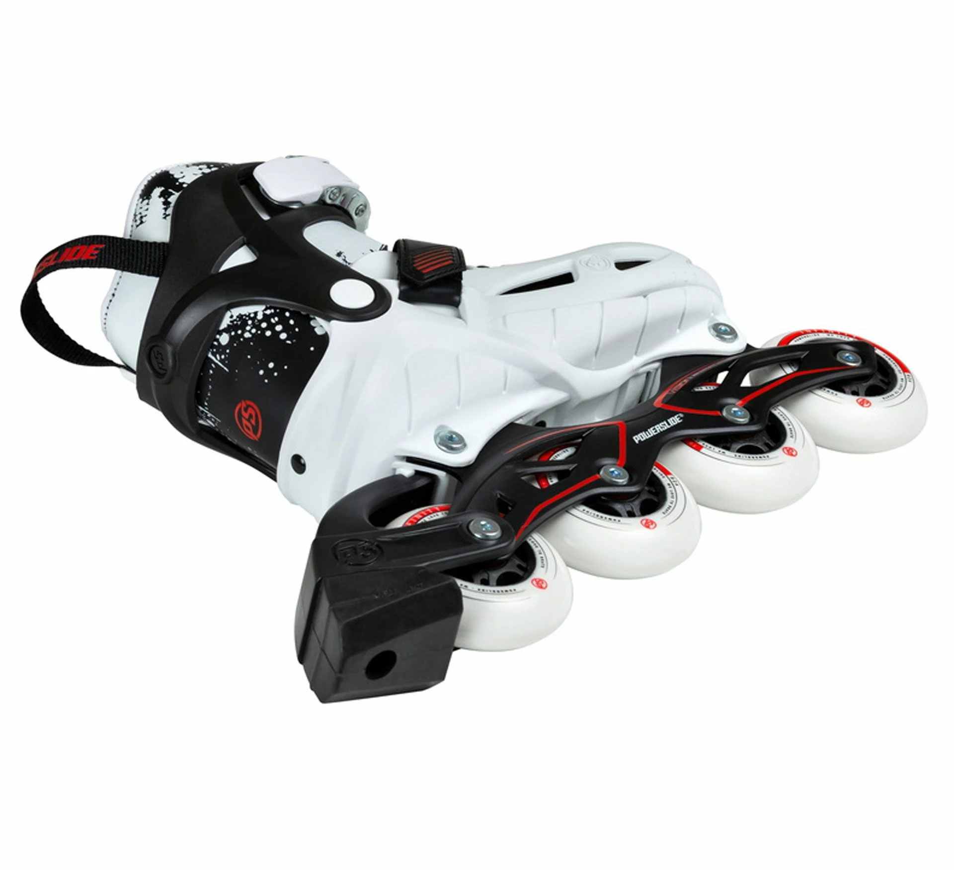 Powerslide Phuzion Kids Inline Skates Für Kinder (verstellbar) Weiß - Schwarz - Rot 5 Powerslide Phuzion Kids Inline Skates Für Kinder (verstellbar) Weiß - Schwarz - Rot – Bild 3
