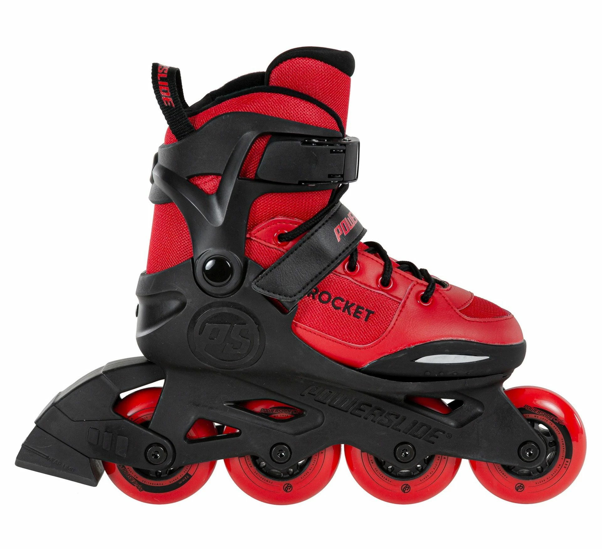 Powerslide Rocket Skates Kinder (verstellbar) Rot - Schwarz 3 Powerslide Rocket Skates Kinder (verstellbar) Rot - Schwarz