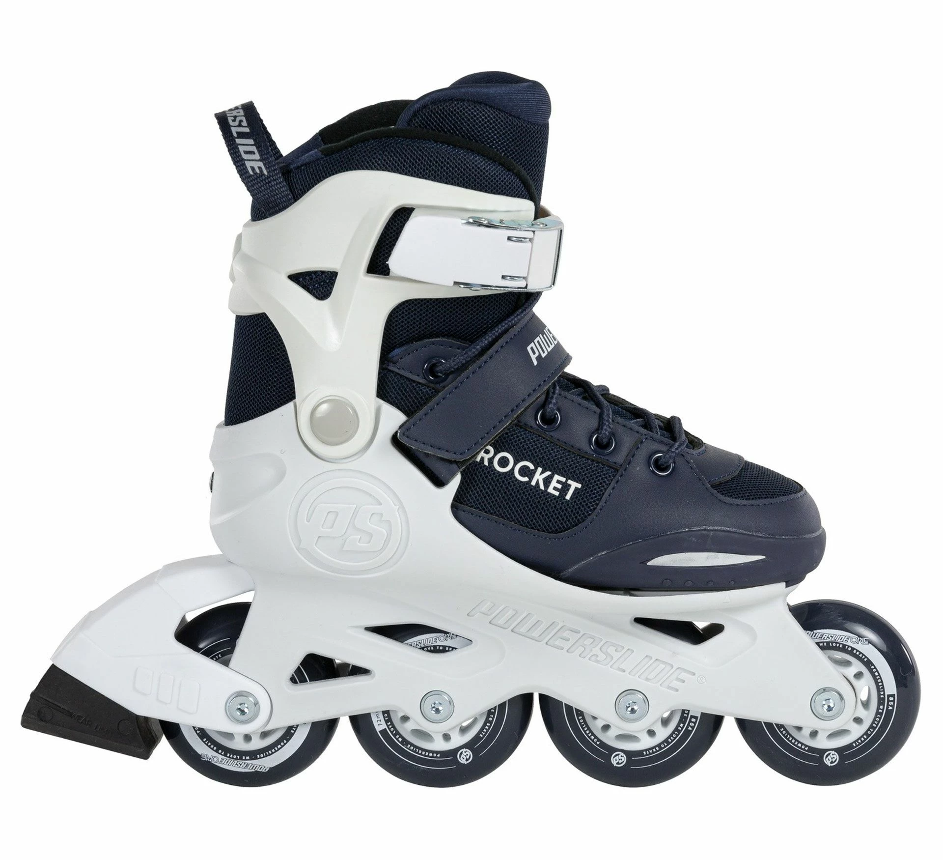 Powerslide Rocket Skates Kinder (verstellbar) Dunkelblau - Weiß - Schwarz 3 Powerslide Rocket Skates Kinder (verstellbar) Dunkelblau - Weiß - Schwarz