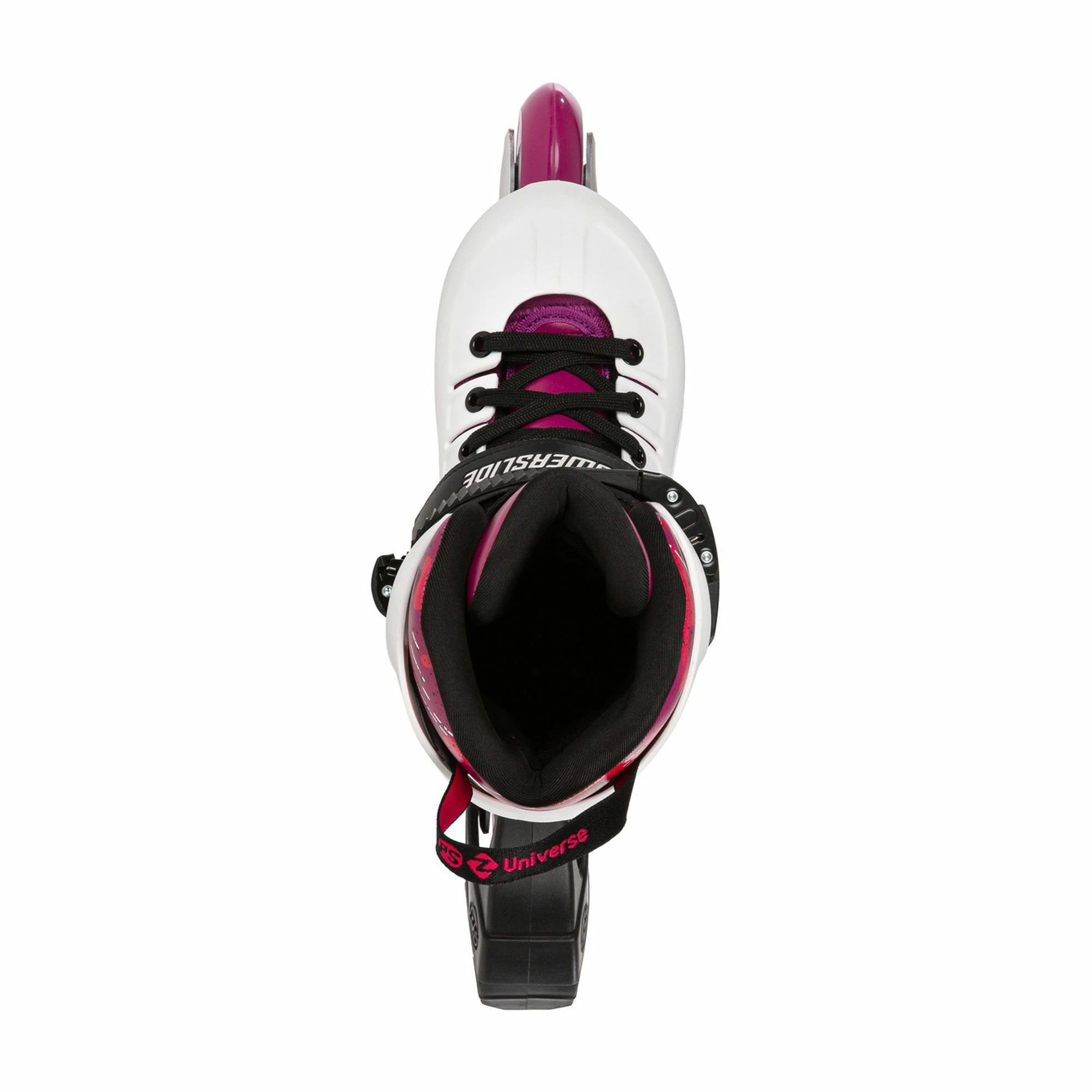 Powerslide Universe Inline Skates Kinder (verstellbar) Weiß - Rosa - Schwarz 6 Powerslide Universe Inline Skates Kinder (verstellbar) Weiß - Rosa - Schwarz – Bild 4