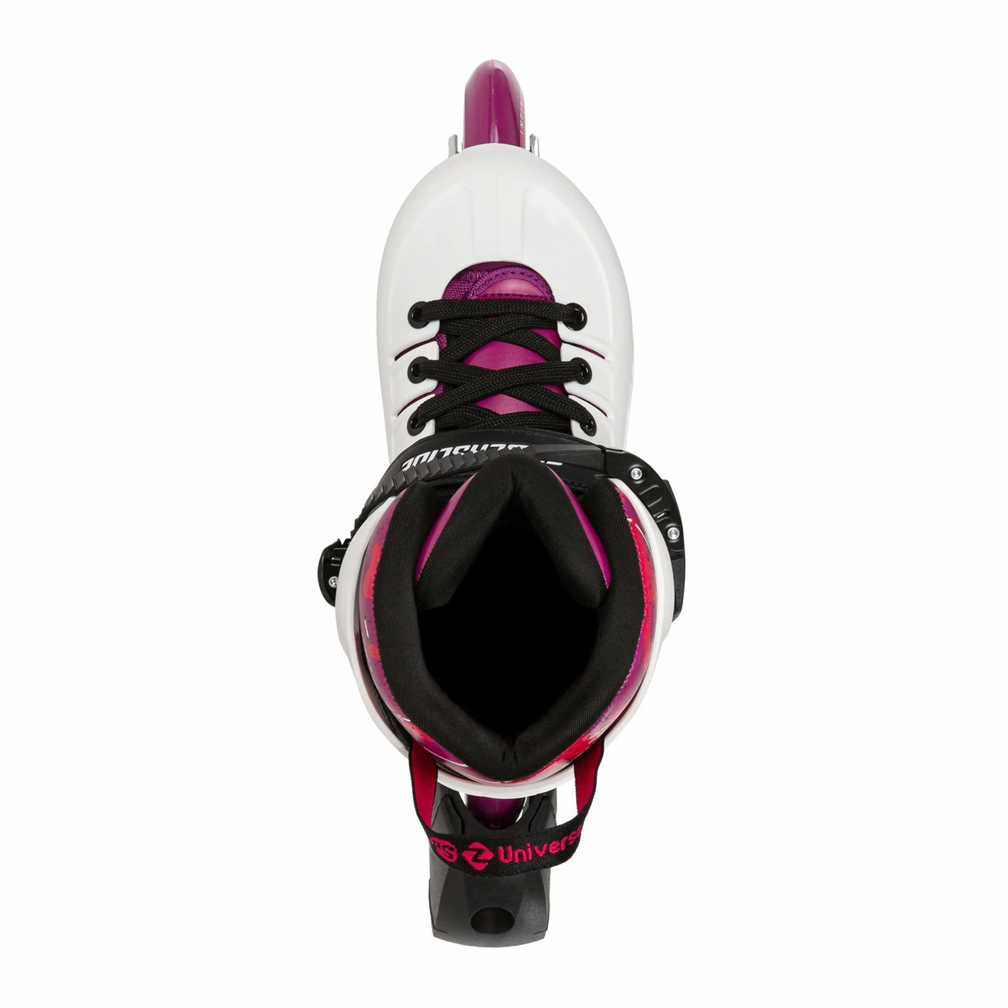 Powerslide Universe Inline Skates Kinder (verstellbar) Weiß - Rosa - Schwarz 6 Powerslide Universe Inline Skates Kinder (verstellbar) Weiß - Rosa - Schwarz – Bild 4