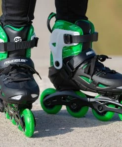 Powerslide Universe Inline Skates Kinder (verstellbar) Schwarz - Grün - Weiß 13 Powerslide Universe Inline Skates Kinder (verstellbar) Schwarz - Grün - Weiß -Adidas-Shop Powerslide Universe Inline Skates Junior verstelbaar 6 2203090910 1