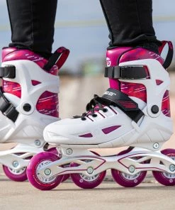 Powerslide Universe Inline Skates Kinder (verstellbar) Weiß - Rosa - Schwarz 15 Powerslide Universe Inline Skates Kinder (verstellbar) Weiß - Rosa - Schwarz -Adidas-Shop Powerslide Universe Inline Skates Junior verstelbaar 7 2203090910