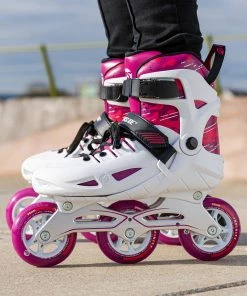 Powerslide Universe Inline Skates Kinder (verstellbar) Weiß - Rosa - Schwarz 15 Powerslide Universe Inline Skates Kinder (verstellbar) Weiß - Rosa - Schwarz -Adidas-Shop Powerslide Universe Inline Skates Junior verstelbaar 7 2203090910 1