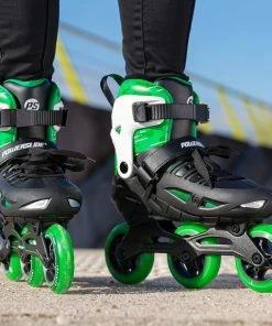 Powerslide Universe Inline Skates Kinder (verstellbar) Schwarz - Grün - Weiß 17 Powerslide Universe Inline Skates Kinder (verstellbar) Schwarz - Grün - Weiß -Adidas-Shop Powerslide Universe Inline Skates Junior verstelbaar 8 2203090910