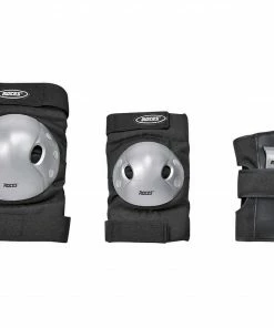 Roces Extra Schutz-Ausstattung Kinder Schwarz - Silber