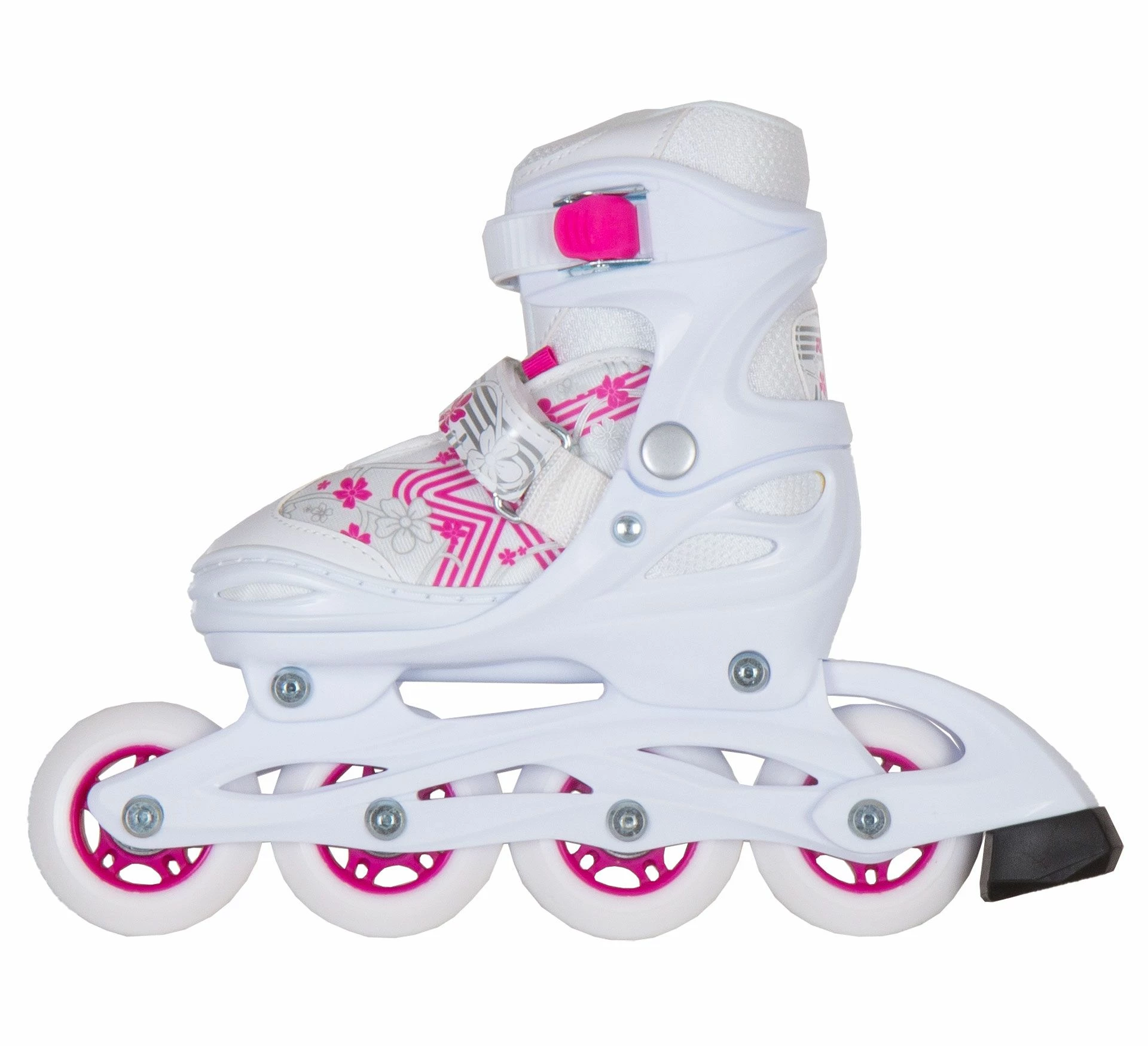 Roces Jokey 3.0 Girl Skates Kids (verstellbar) Weiß - Rosa - Silber 5 Roces Jokey 3.0 Girl Skates Kids (verstellbar) Weiß - Rosa - Silber – Bild 3