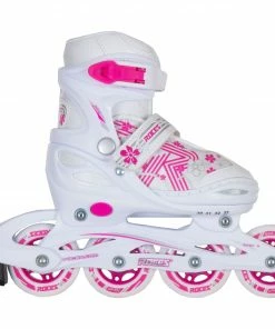 Roces Jokey 3.0 Girl Skates Kids (verstellbar) Weiß - Rosa - Silber