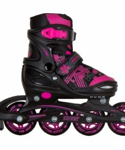 Roces Jokey 3.0 Girl Skates Kids (verstellbar) Schwarz - Rosa - Grau