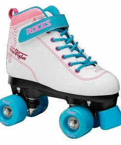 Roces Movida Art Rollerskates Weiß - Rosa - Blau