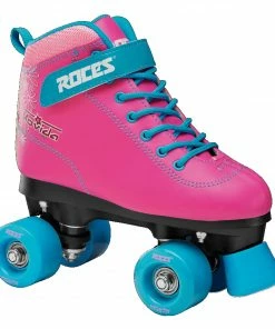 Roces Movida Art Rollerskates Rosa - Blau - Weiß