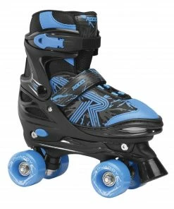 Roces Quaddy Boy 3.0 Rollerskates Junior (verstellbar) Schwarz - Blau
