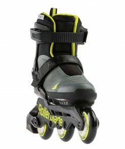 Rollerblade Microblade Free 3WD Skate Kinder (verstellbar) Schwarz - Grau - Gelb -Adidas-Shop Rollerblade Microblade Free 3WD Skate Junior verstelbaar 4 5