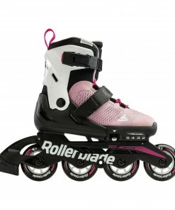 Rollerblade Microblade Skates Kinder Schwarz - Rosa - Weiß
