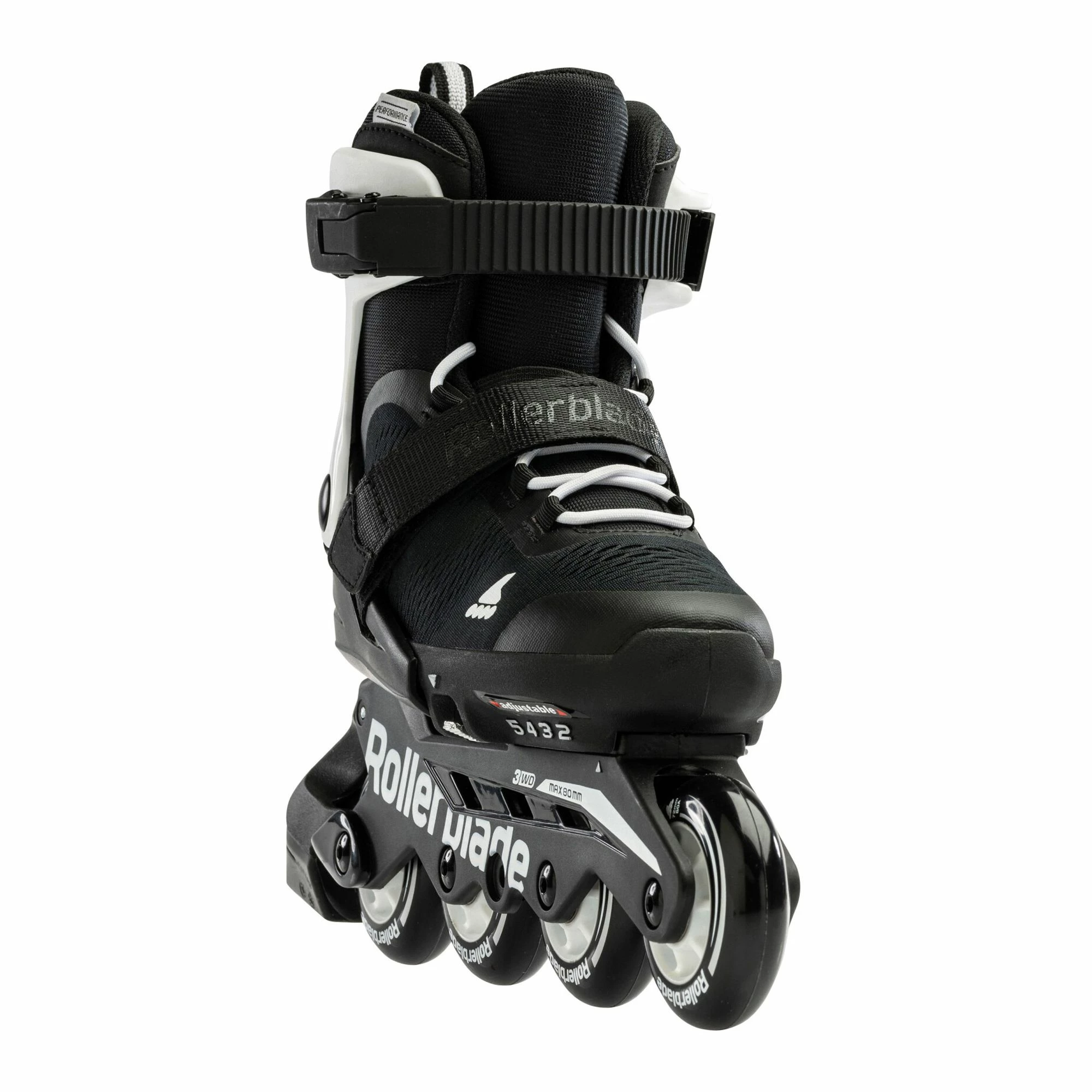 Rollerblade Microblade Skates Kinder Schwarz - Weiß 6 Rollerblade Microblade Skates Kinder Schwarz - Weiß – Bild 4