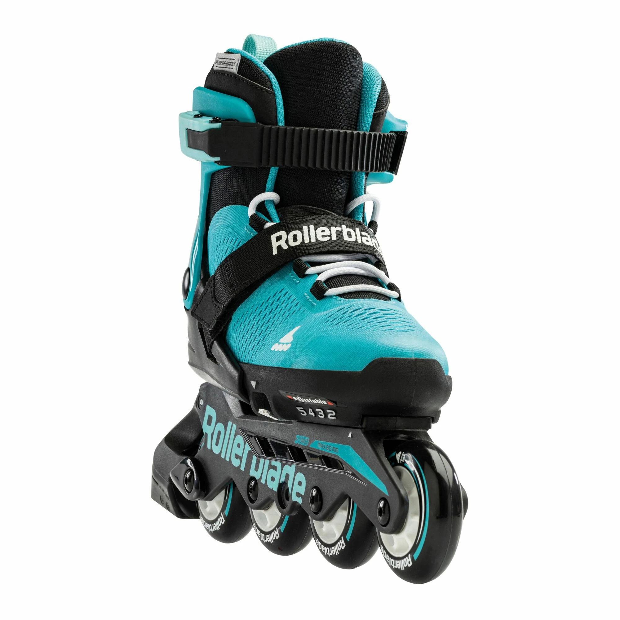 Rollerblade Microblade Skates Kinder Schwarz - Blau - Weiß 6 Rollerblade Microblade Skates Kinder Schwarz - Blau - Weiß – Bild 4