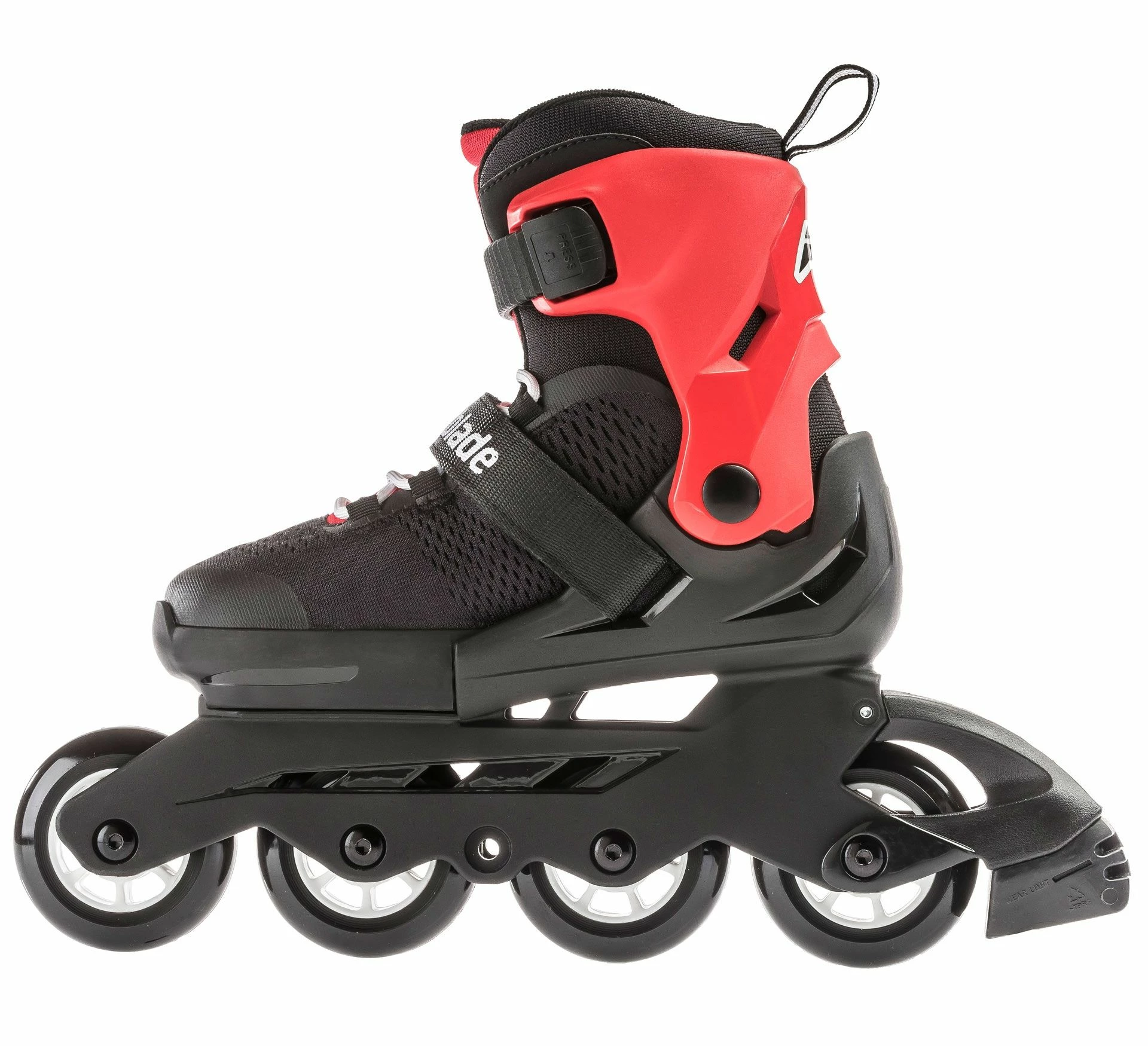 Rollerblade Microblade Schwarz - Rot 4 Rollerblade Microblade Schwarz - Rot – Bild 2