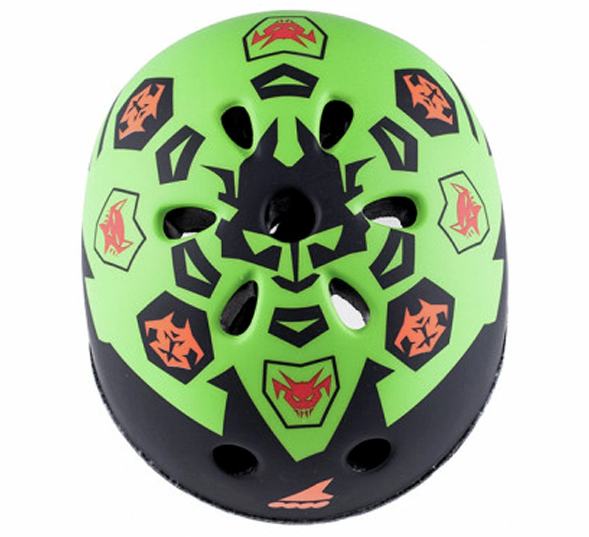 Rollerblade Twist Helm Kinder Schwarz - Grün - Rot 4 Rollerblade Twist Helm Kinder Schwarz - Grün - Rot – Bild 2