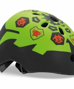 Rollerblade Twist Helm Kinder Schwarz - Grün - Rot